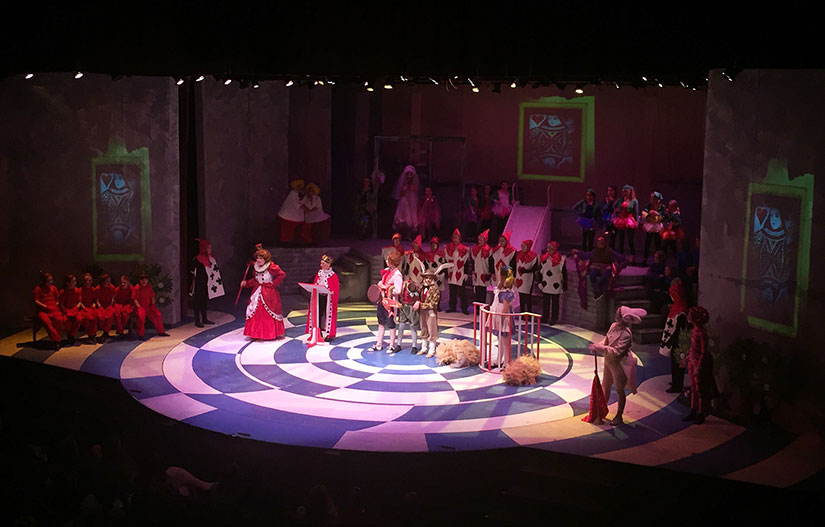 SoDAonStage production of Alice in Wonderland Jr. (2016) at the Golden Bough