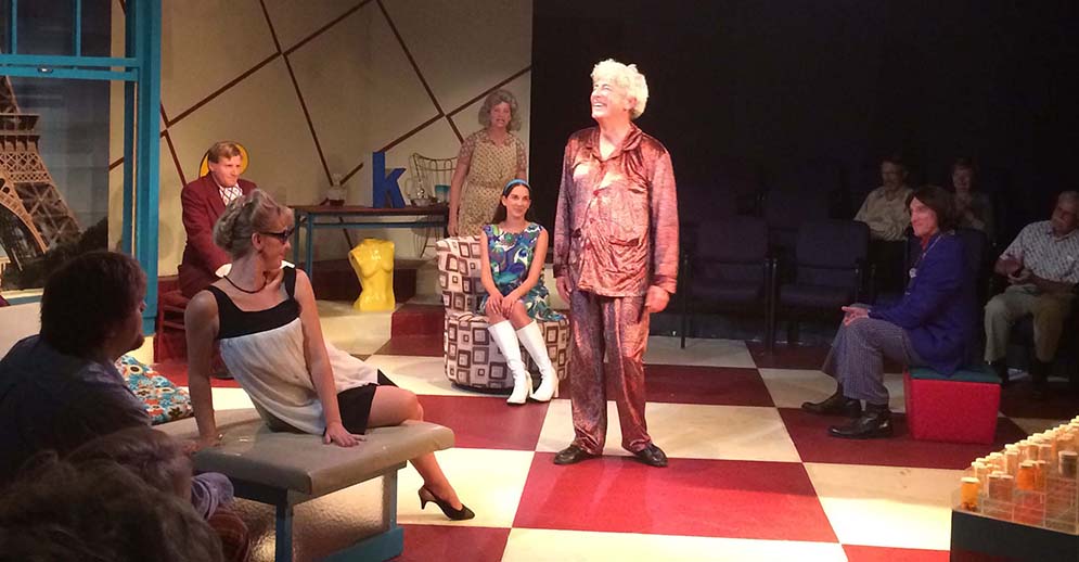 The Imaginary Invalid (2013) performed in the round at the Circle Theatre