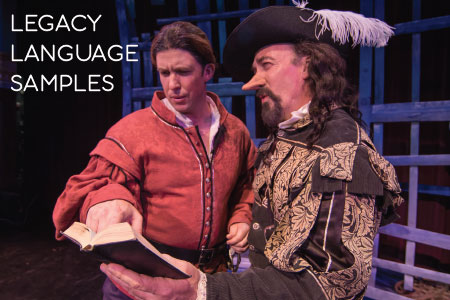 A scene from PacRep's 2017 production of Cyrano