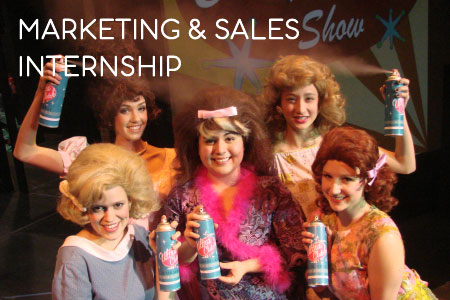 Marketing and Sales Internship: the Hairspray girls (2012)