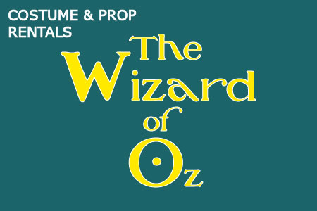 The Wizard of Oz costume and prop rentals logo