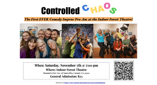 Controlled Chaos comedy improv pro-am poster