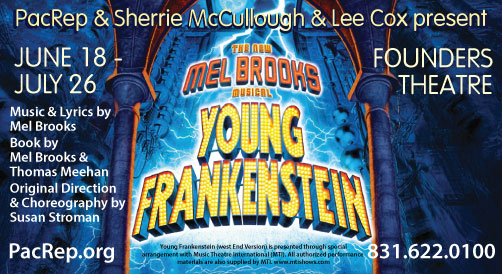 Young Frankenstein key art: Jun 18 – Jul 26, 2026, Founders Theatre
