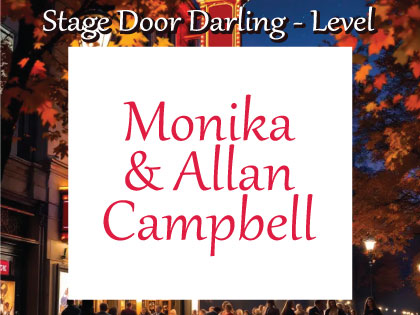 Allan & Monika Campbell, 2026 Autumn on Broadway sponsor